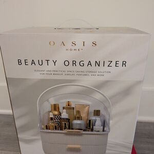 White Beauty Organizer